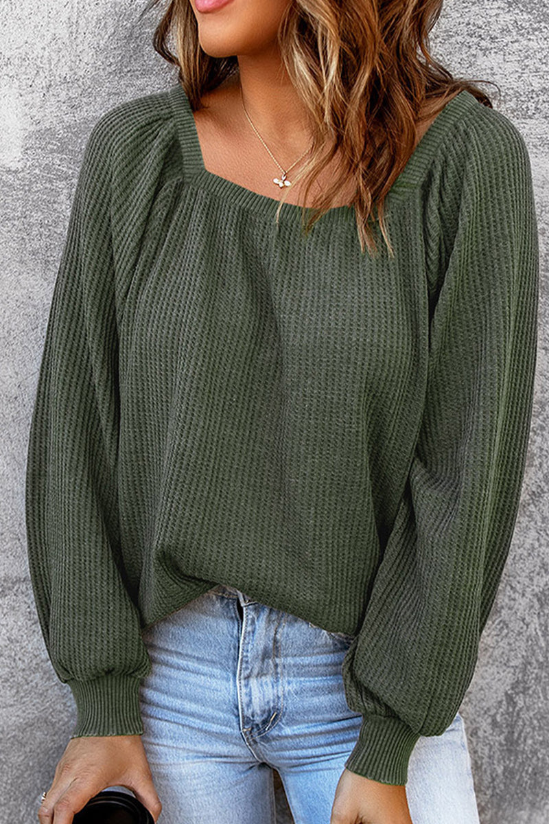 Fashion Solid Color Off Shoulder Tops(5 Colors)