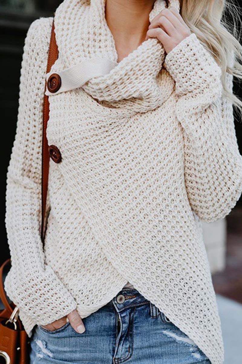 Omyke Irregular Winter Shawl Coat(6 Colors)