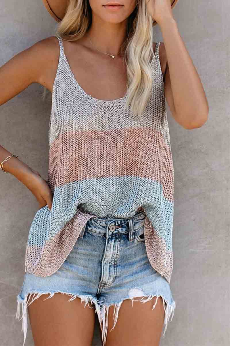Omyke Knitted Vest Top