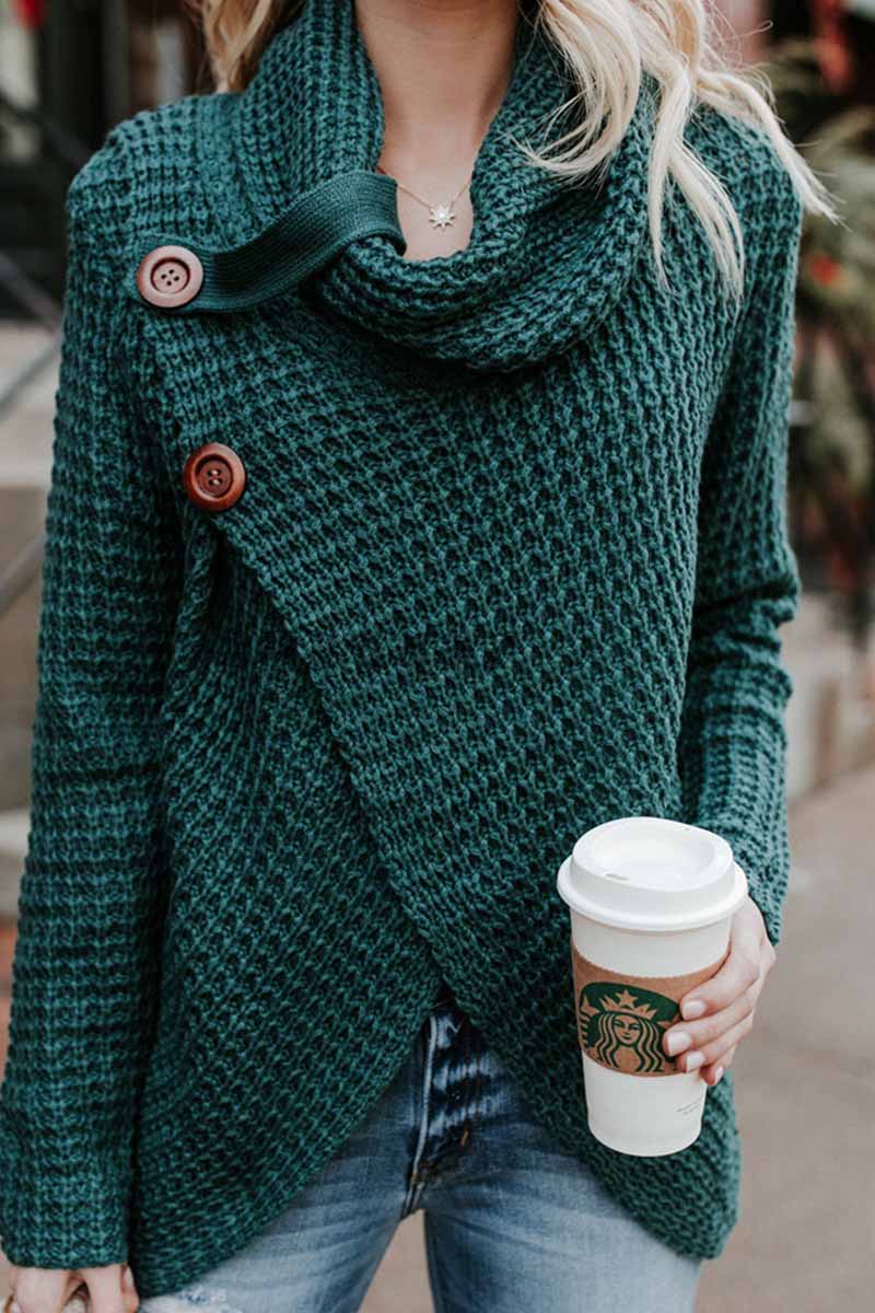 Omyke Irregular Winter Shawl Coat(6 Colors)