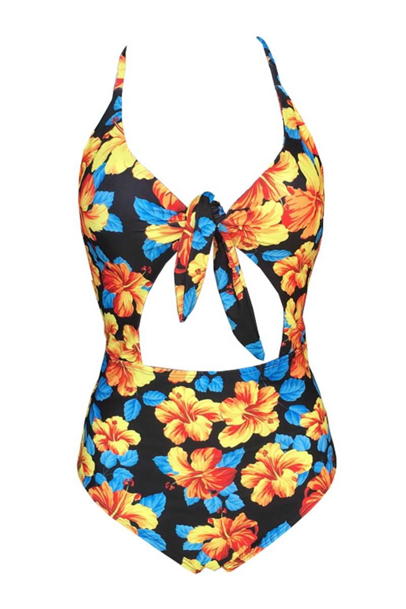 Omyke Knot One-piece Swimwear( 2 colors)