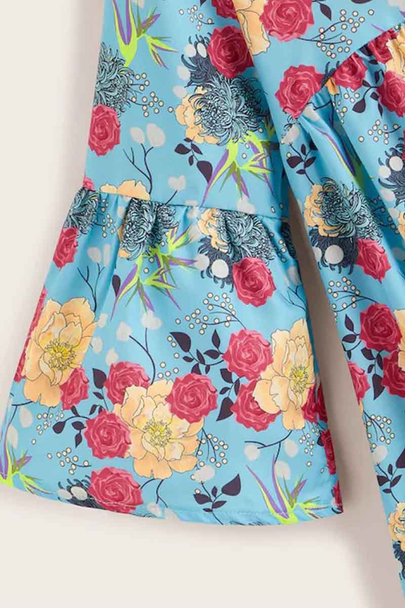 Omyke Floral Loose Blouse