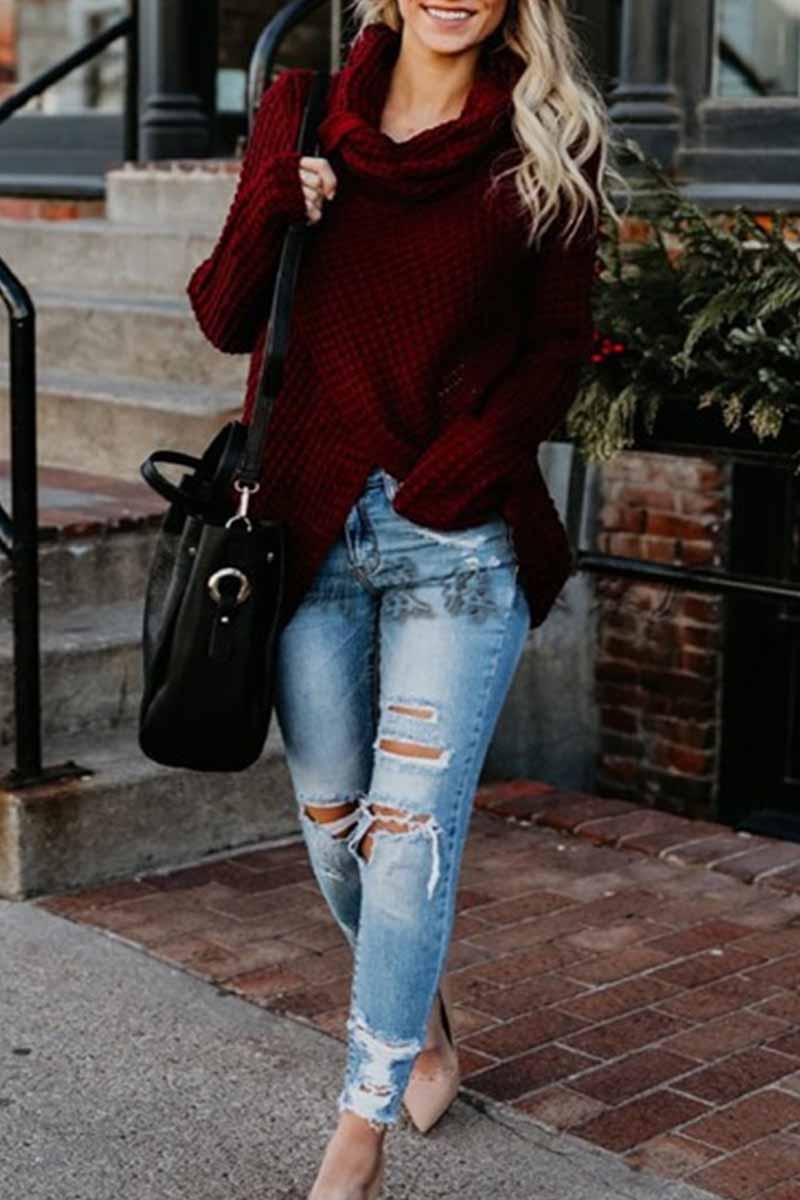 Omyke Irregular Winter Shawl Coat(6 Colors)