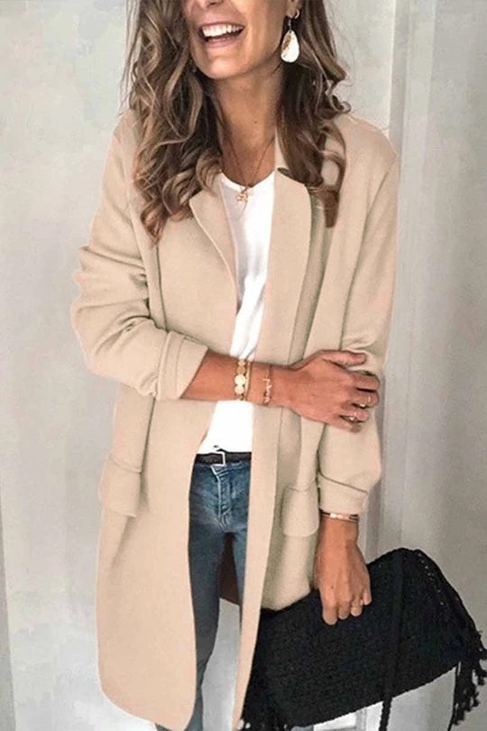Florcoo Solid Color Long Sleeve Tops(5 Colors)