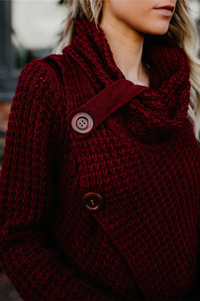 Omyke Irregular Winter Shawl Coat(6 Colors)