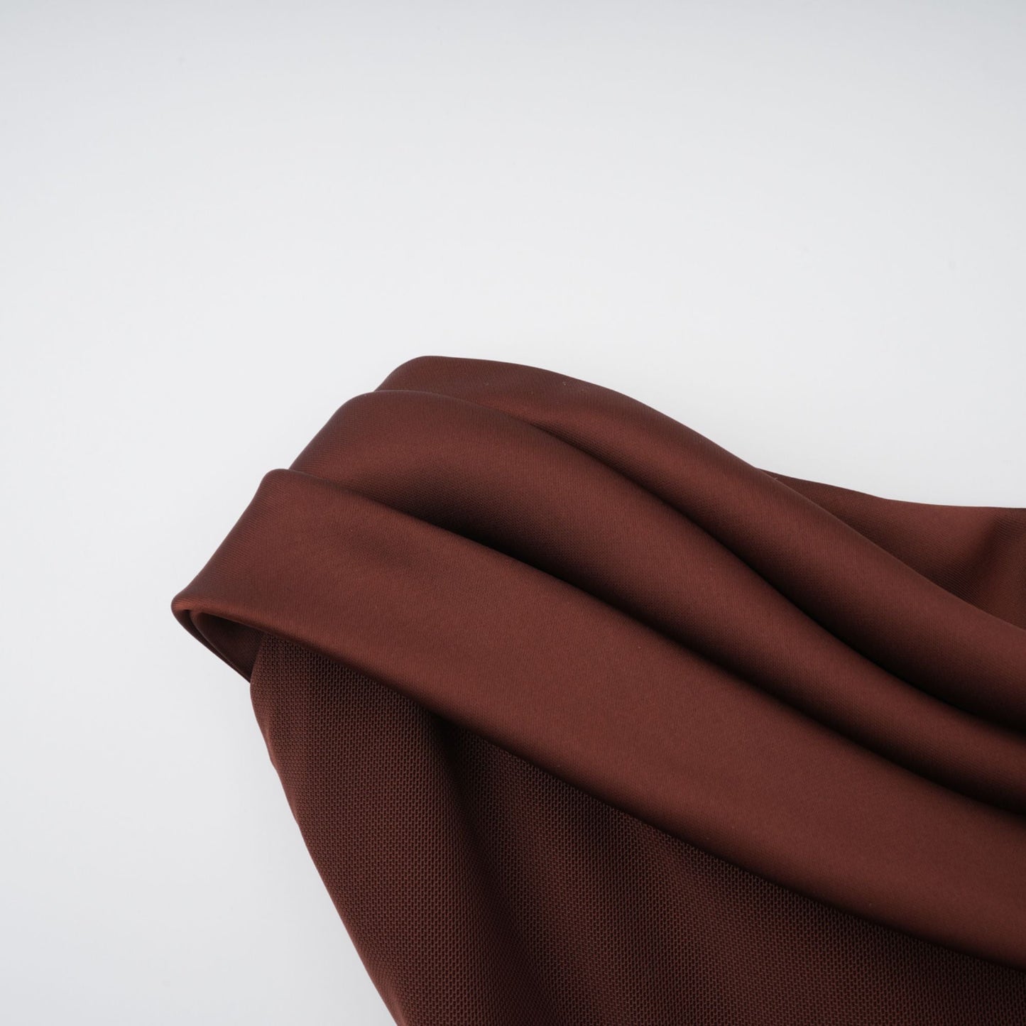 Vedette Brown Ruched Corset Maxi Dress