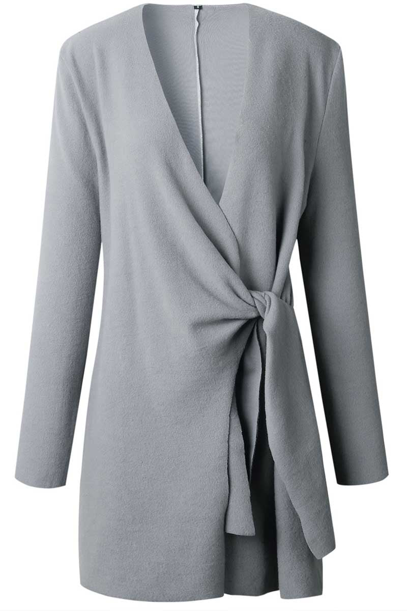 Omyke Loose solid Cardigan(4 Colors)