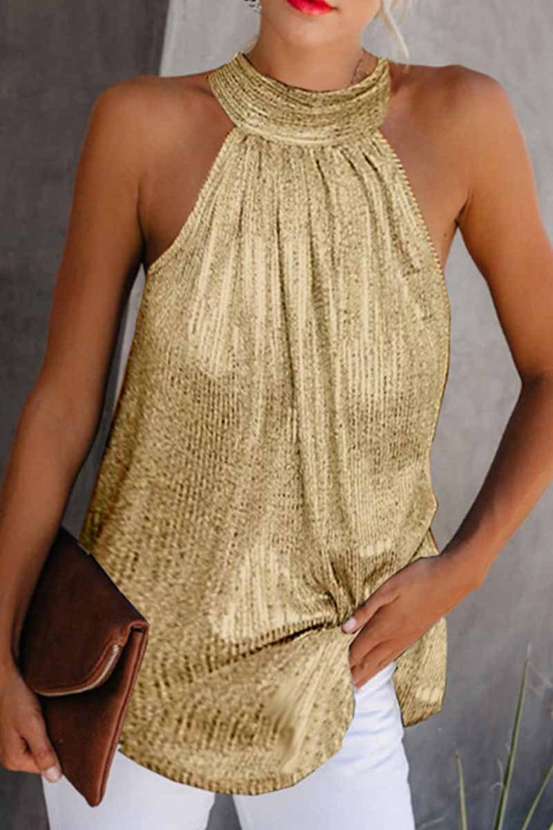 Omyke Off-Shoulder Blink Sequins Tops(3 Colors)