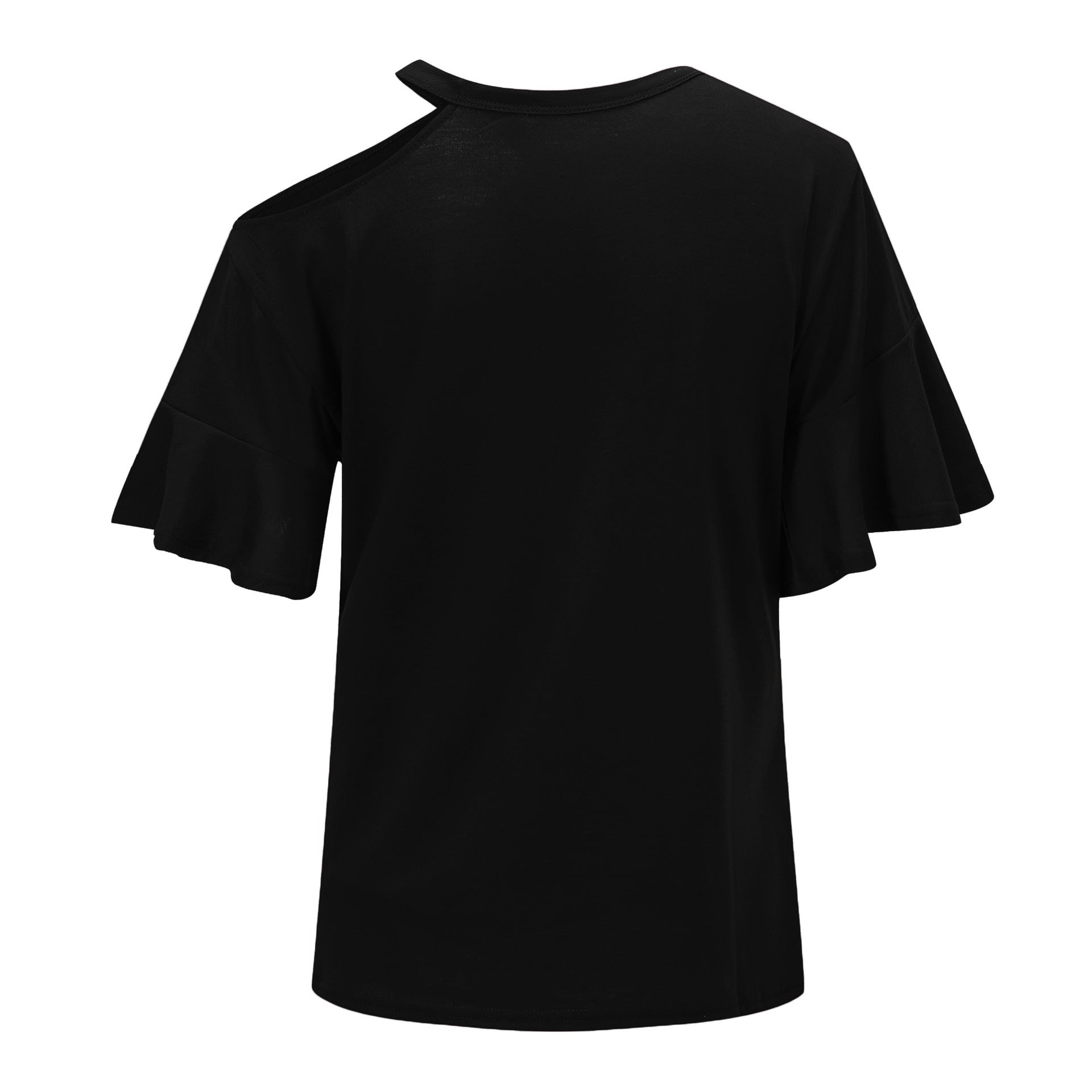 Omyke Casual Dew Shoulder T-shirt