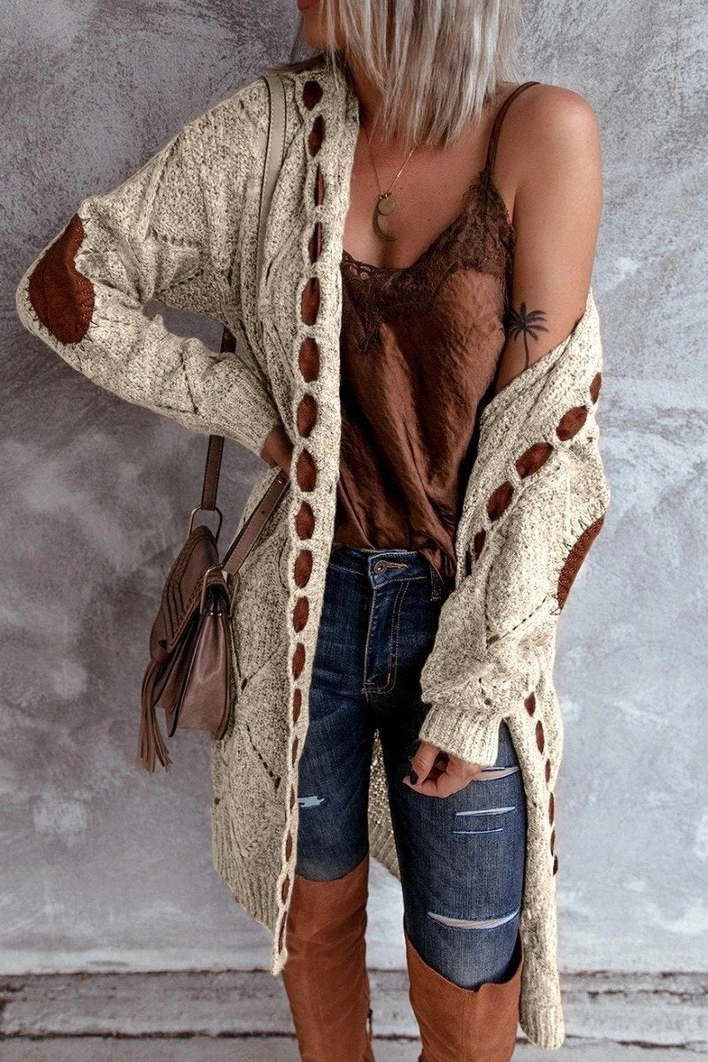 Omyke Long Sleeve Cardigan Sweater