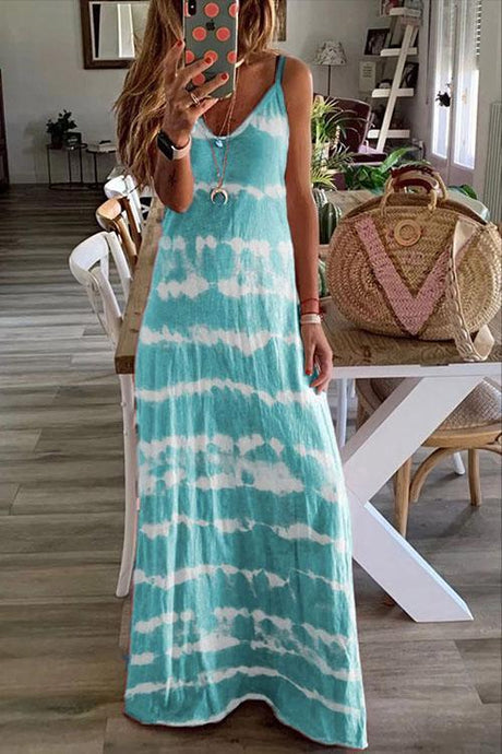 Florcoo V Neck Spaghetti Strap Casual Maxi Dress(3 colors) Florcoo V Neck Spaghetti Strap Casual Maxi Dress(3 colors)