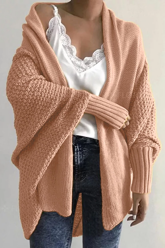 Florcoo Batwing Sleeve Sweater Cardigan (4 Colors)