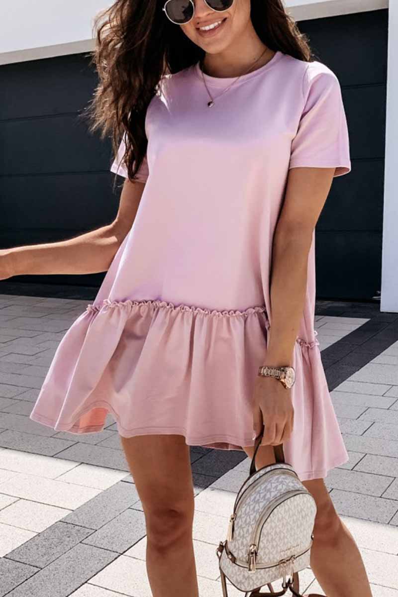 Florcoo Summer Geometric Stitching Lace Short Sleeves Tops (6 Colors) Florcoo Summer Geometric Stitching Lace Short Sleeves Tops (6 Colors)