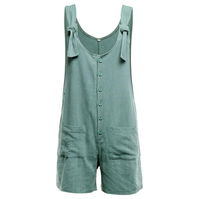 Omyke Cotton Pocket Jumpsuit(3 Colors)