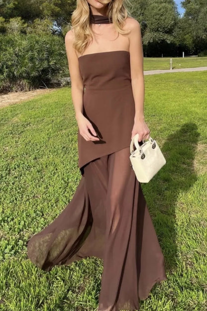 Layered Tube Maxi Dress